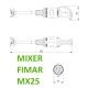 Mixer professionale da immersione Fimar MX25 a velocità fissa 250W - Fimar