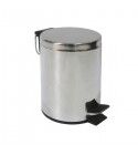 Pattumiera a pedale con chiusura rallentata 3 litri. IRON1INOX