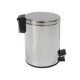 Pattumiera a pedale con chiusura rallentata 3 litri. IRON1INOX