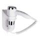 Phon da parete con presa rasoio. Nero e cromato. HD22B - Stark s.r.l.