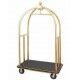 Carrello porta valigie con appendiabiti. Cromato lucido. CART-S - Stark s.r.l.