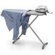 Hotel ironing station with board, iron and anti-theft rotating seat. AS