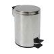 Pattumiera a pedale con chiusura rallentata 5 litri. IRON2INOX