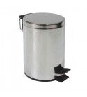 Pattumiera a pedale con chiusura rallentata 5 litri. IRON2INOX