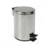 Pattumiera a pedale con chiusura rallentata 5 litri. IRON2INOX