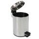 Pattumiera a pedale con chiusura rallentata 5 litri. IRON2INOX