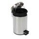 Pattumiera a pedale con chiusura rallentata 5 litri. IRON2INOX