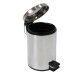 Pattumiera a pedale con chiusura rallentata 5 litri. IRON2INOX