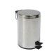 Pattumiera a pedale con chiusura rallentata 12 litri. IRON3INOX