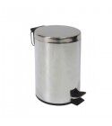 Pattumiera a pedale con chiusura rallentata 12 litri. IRON3INOX