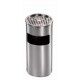 Pattumiera a colonna da 18 lt. con posacenere integrato. STEEL1 - Stark s.r.l.