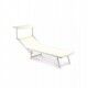 Lettino base in alluminio 59 cm con parasole. Bianco. SL1532419 - Stark s.r.l.