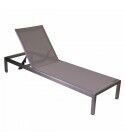 Lettino in alluminio anodizzato larghezza 64 cm. S6450950000