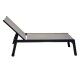 Lettino smontabile in alluminio bianco. 73 cm con ruote. S6462330000