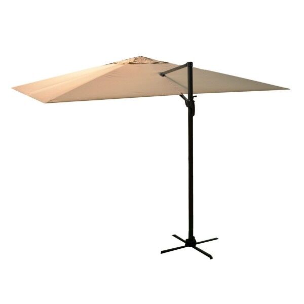 Ombrellone rettangolare 4x3 m. Palo laterale. Sabbia. S7301230000
