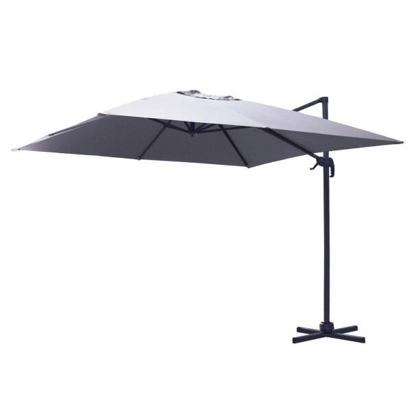 Ombrellone Strong quadrato 4x4 m. Palo laterale. Bianco. S7300140000 - Stark s.r.l.