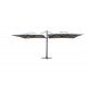 Ombrellone doppio quadrato 6x3 m. Palo laterale. Sabbia. S7404200000 - Stark s.r.l.