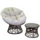 Salotto imbottito. Poltrona e tavolino tondo. S6460680000 - Stark s.r.l.