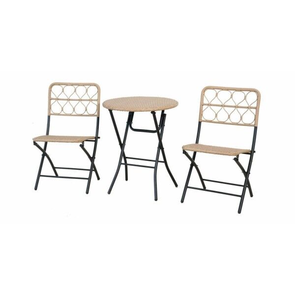 Salotto pieghevole. 2 poltrone e tavolino tondo. SS2251012 - Stark s.r.l.