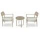 Salotto. 2 poltrone con braccioli e tavolino. Bianco. S6464200000 - Stark s.r.l.