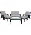 Salotto. Divano 2 posti + poltrone e tavolino. S6459730000