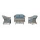 Salotto. Divano 2 p. + poltrone e tavolino. S6461870000