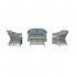 Salotto. Divano 2 p. + poltrone e tavolino. S6461870000