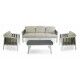 Salotto. Divano 3 posti + poltrone e tavolino. Crema. S6464990000 - Stark s.r.l.