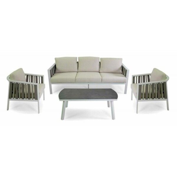 Salotto. Divano 3 posti + poltrone e tavolino. Crema. S6464990000 - Stark s.r.l.