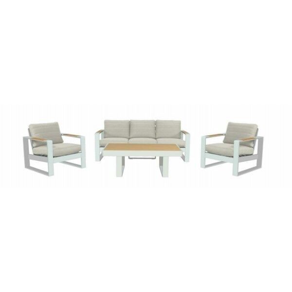 Salotto. Divano 3 posti + 2 poltrone e tavolino. S6466860000 - Stark s.r.l.