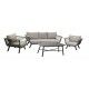 Salotto. Divano 3 p. con poltrone e tavolino. S6451550000