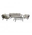 Salotto. Divano 3 p. con poltrone e tavolino. S6451550000