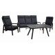 Salotto. Divano 3 p. + poltrone reclinabili e tavolino. S6459910000 - Stark s.r.l.