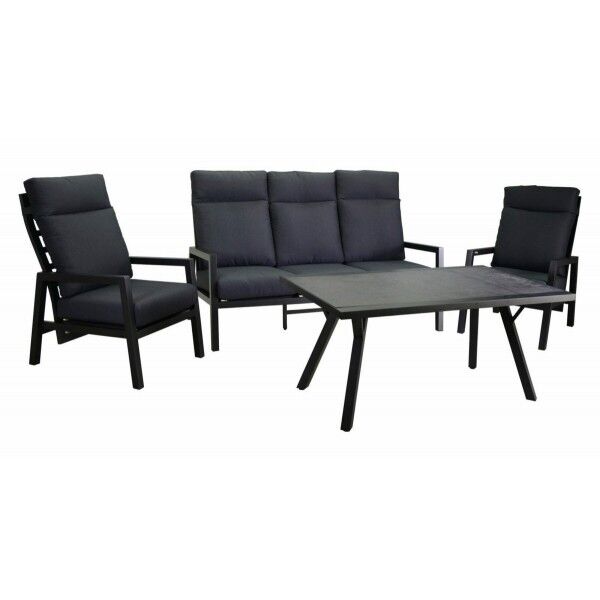Salotto. Divano 3 p. + poltrone reclinabili e tavolino. S6459910000 - Stark s.r.l.