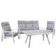 Salotto. Divano 3 p. + poltrone reclinabili e tavolino. S6459910000 - Stark s.r.l.