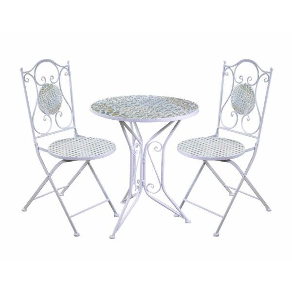 Tavolino circolare decorato con stampa e 2 sedie. S6462030000 - Stark s.r.l.