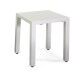 Tavolo quadrato 35x35cm in alluminio. Bianco. S6468530000 - Stark s.r.l.