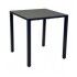 Tavolo quadrato 60x60cm in alluminio. Antracite. S6465220000