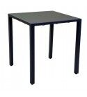 Tavolo quadrato 60x60cm in alluminio. Bianco. S6465230000