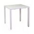 Tavolo quadrato 70x70cm in alluminio antracite. S6464610000