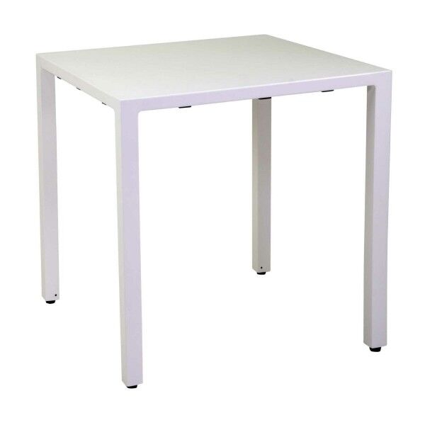 Tavolo quadrato 70x70cm in alluminio bianco. S6464620000 - Stark s.r.l.