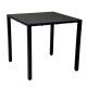 Tavolo quadrato 80x80cm in alluminio antracite. S6464630000