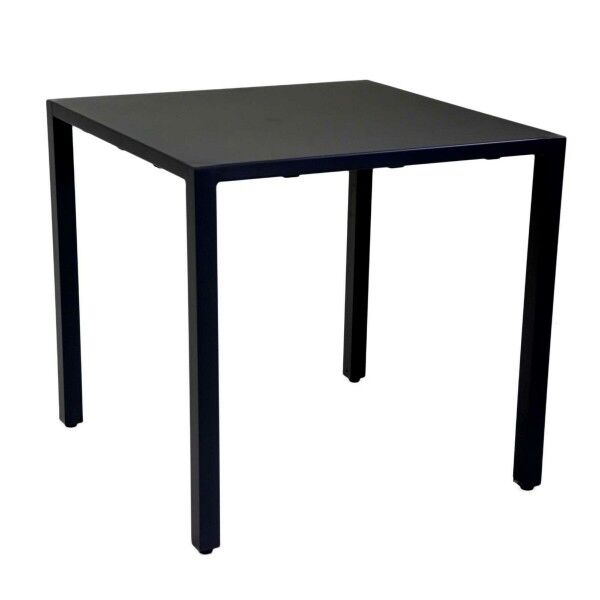 Tavolo quadrato 80x80cm in alluminio antracite. S6464630000 - Stark s.r.l.