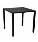 Tavolo quadrato 80x80cm in alluminio antracite. S6464630000