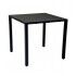 Tavolo quadrato 80x80cm in alluminio antracite. S6464630000
