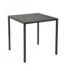 Tavolo quadrato 60x60cm in metallo. Bianco. S6465210000