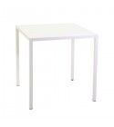 Tavolo quadrato 70x70cm in metallo. Antracite. S6463910000
