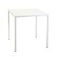 Tavolo quadrato 70x70cm in metallo. Bianco. S6463920000 - Stark s.r.l.