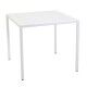Tavolo quadrato 90x90cm in metallo. Bianco. S6465250000 - Stark s.r.l.
