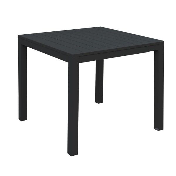Tavolo quadrato 70x70cm in alluminio. Bianco. S6458090000 - Stark s.r.l.